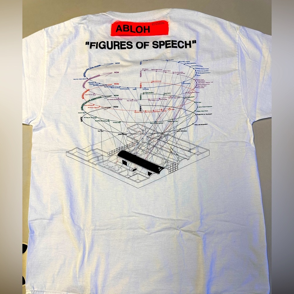 Virgil Abloh X MCA “Figures of Speach” T-Shirt Size Large